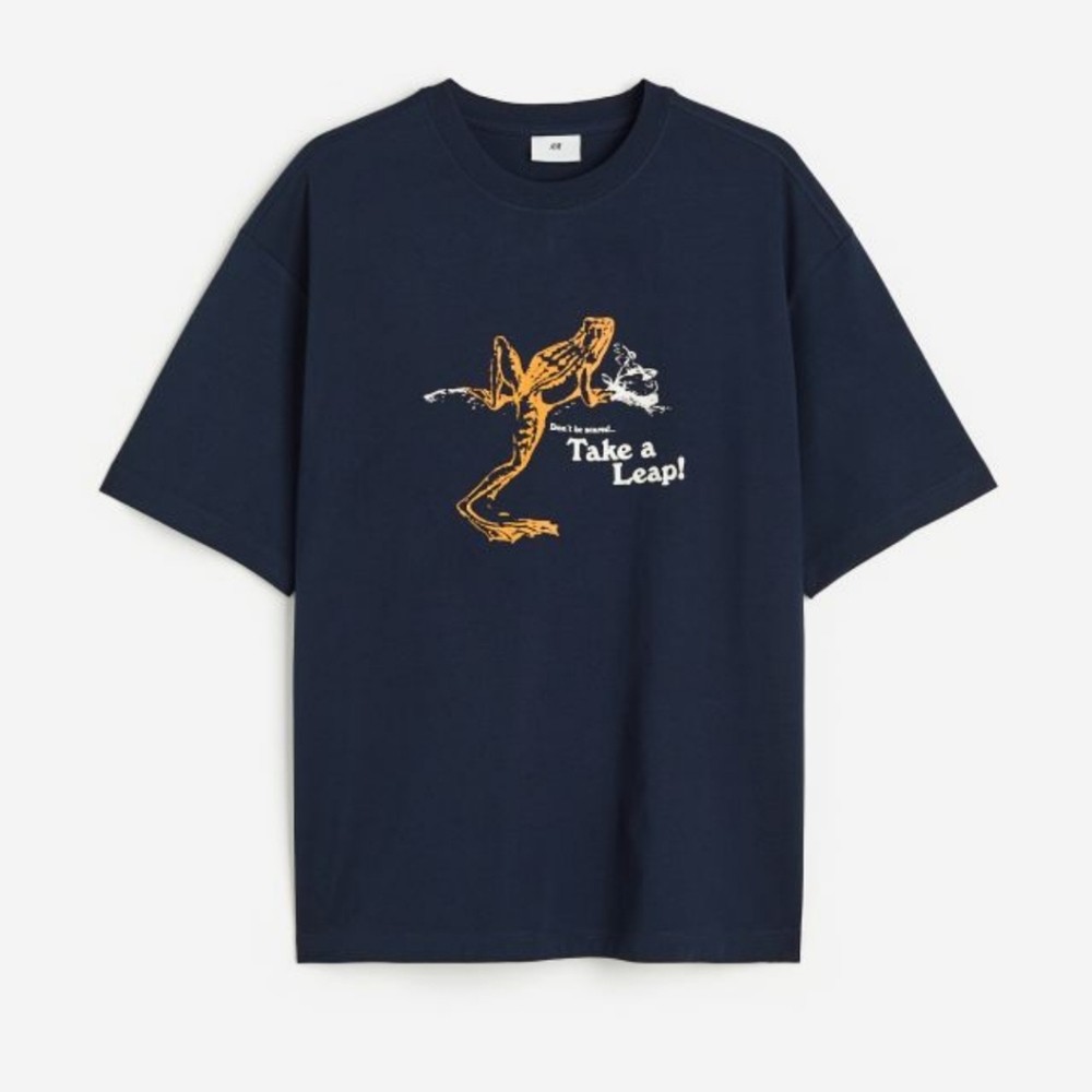Relaxed Fit Printed T-shirt SIZE M